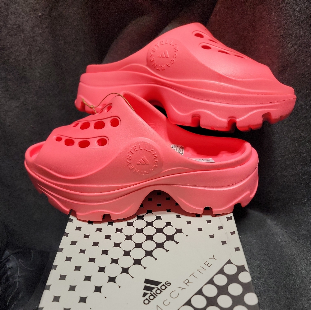 Adidas x Stella McCartney Pink Clogs 9W